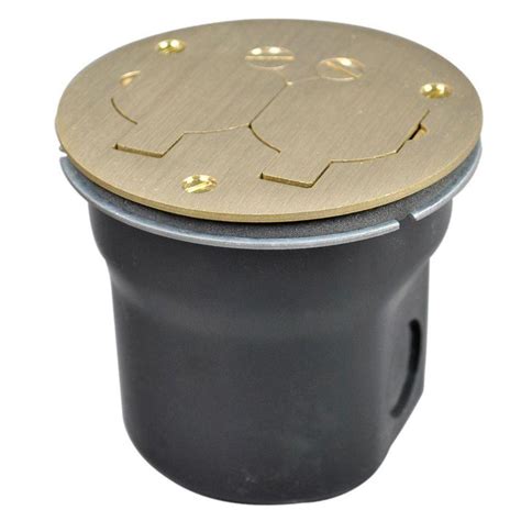 round electrical floor box